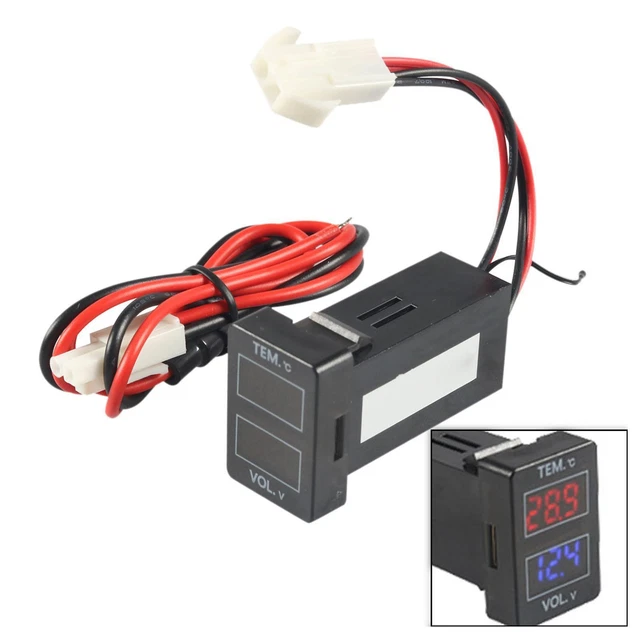 Pack De 2 Thermomètres Numériques Greluma LED 0,56" - Sonde Étanche -50~110°C DC 12V