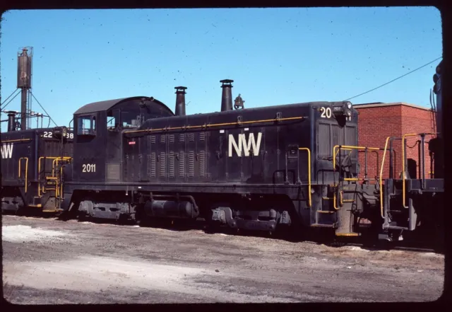 Original Rail Slide - NW Norfolk & Western 2011 Chicago IL 11-1975