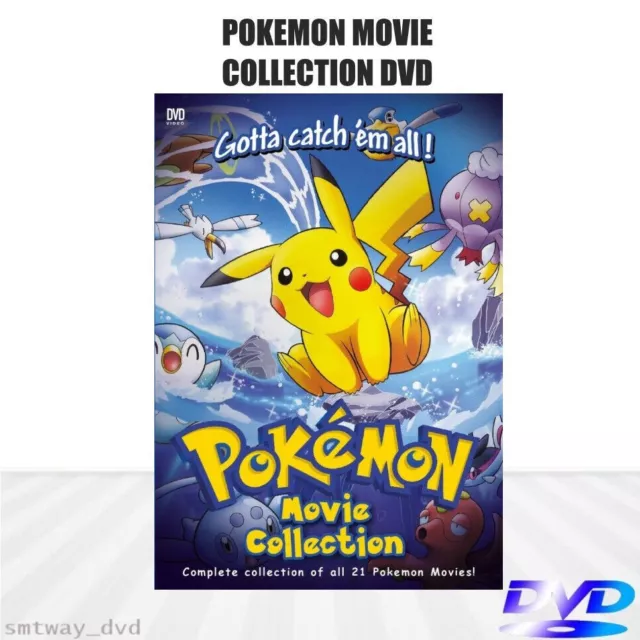 DVD ANIME POKEMON MOVIE COLLECTION 26 IN 1 ENGLISH SUBTITLE REGION ALL