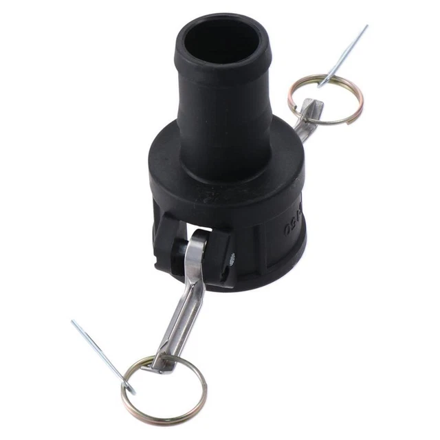 Rubinetti nero polipropilene camlock acqua, olio