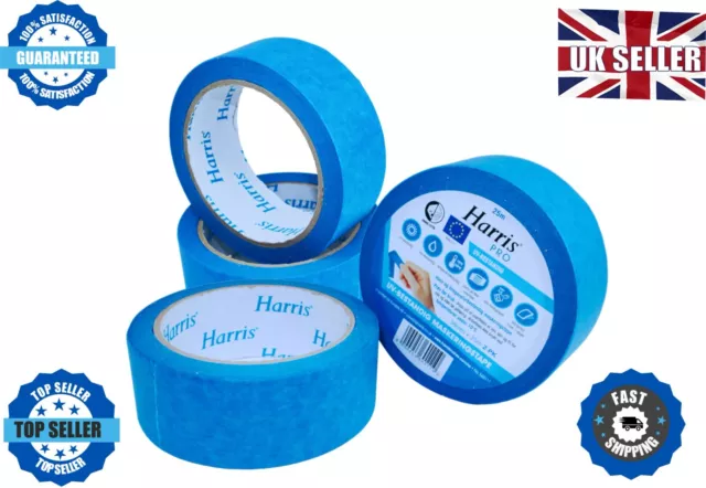 Harris Professional Masking Tape Roll 38mmx25m Painting Automotive Auto Car Blue