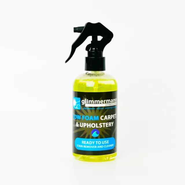 Glimmermann Low Foam Carpet and Upholstery Cleaner Tough Stain Remover 250ml