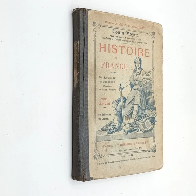 Ancien Livre Scolaire – Histoire De France, Cours Moyen, SUDEL, Illustré