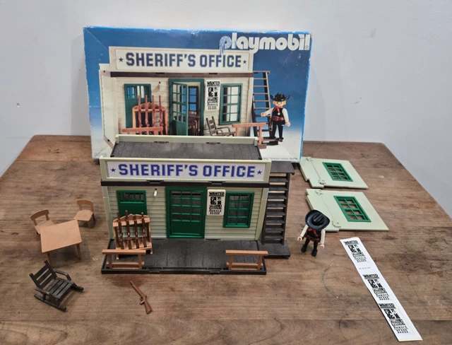 PLAYMOBIL 7378 BUREAU Du Sherif Prison Vintage EUR 40,00 - PicClick FR