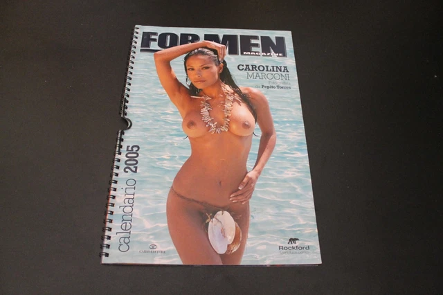 Calendario Carolina Marconi 2005 - For Men Magazine