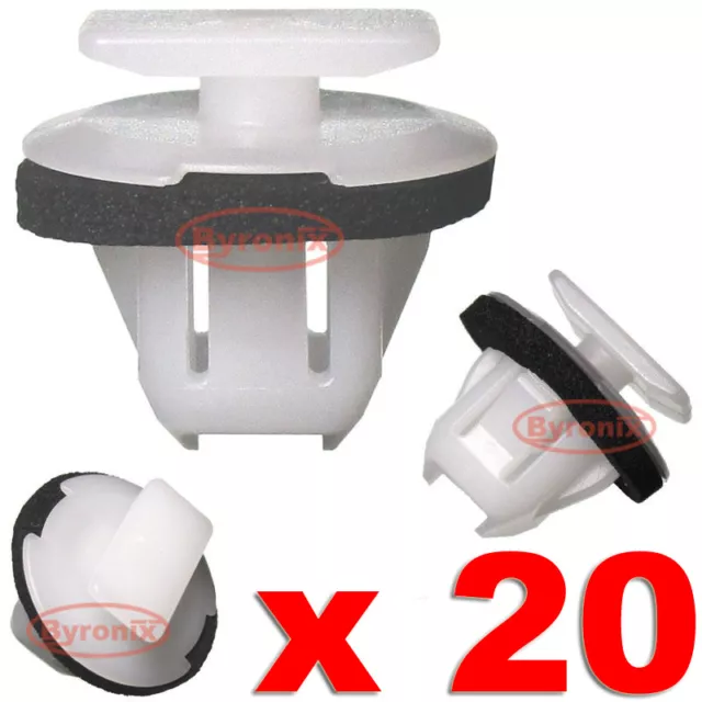 20x Wheel arch surround trim clips for Nissan Juke & X-Trail- Wing moulding  clip