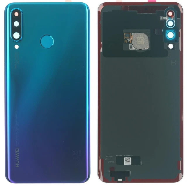 Huawei P30 lite Coque Arrière Boîtier D Lentille de la Caméra Peacock Bleu