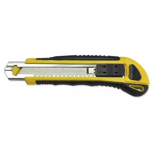 CUTTER PROFESSIONALE 18mm con  3 lame ricambio