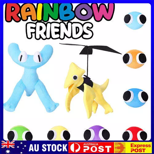 Rainbow Friends Chapter 2 Cyan Plush Toy Yellow Friend Soft Stuffed Doll  Gift