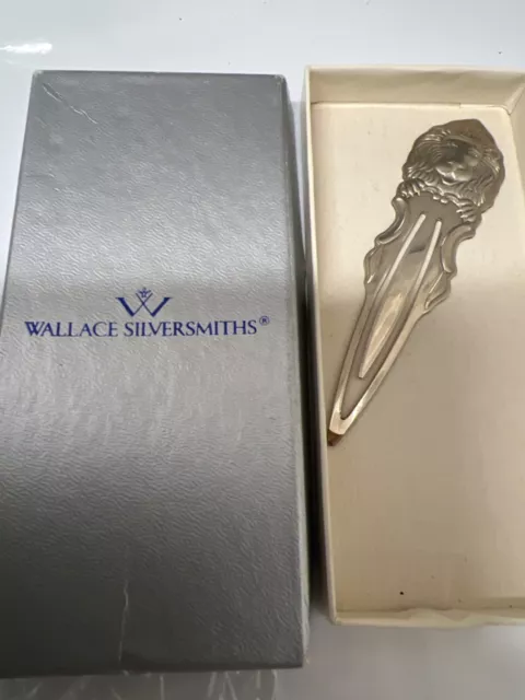 WALLACE 925 Sterling Silver Vintage Lion Bookmark 2