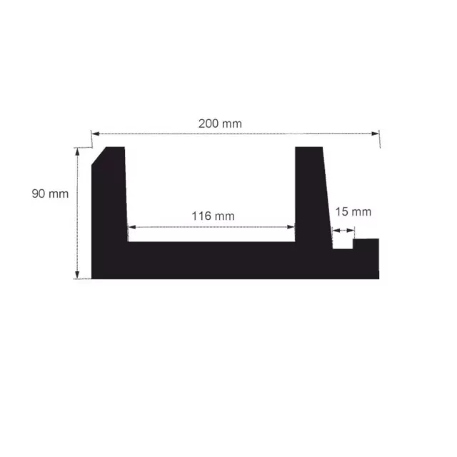 8m Blanc OL-35 Profil pour Moderne Indirecte Luminaire de Plafond 3