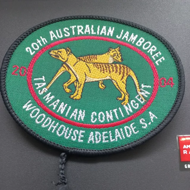 AJ2004 Australian Scout Jamboree Woodhouse Tasmanian CONTINGENT Badge