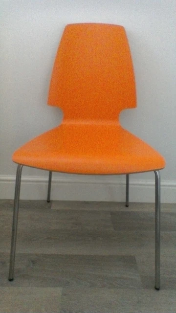 IKEA VILMAR CHAIR Orange (discontinued) £20.00 - PicClick UK