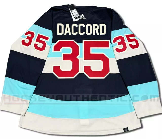 JOEY DACCORD SEATTLE Kraken 2024 Winter Classic Authentic Pro Adidas
