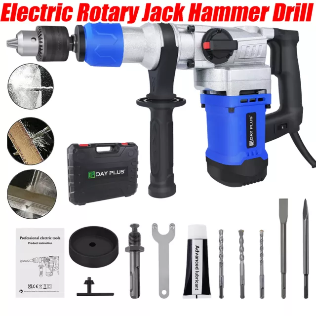 Electric Rotary SDS Impact Hammer 3500W Drill Concrete Tile Breaker Demolition