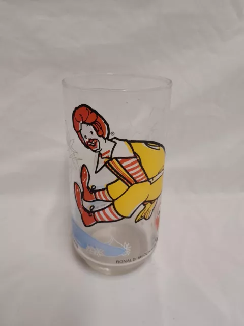 Vintage 1977 Ronald Mcdonald  Drinking Glass Replacement Glass Mcdonalds