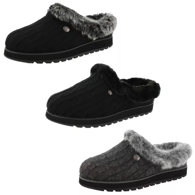 Bobs From Skechers Womens Keepsakes Ice Angel Medium / Wide Width Slippers