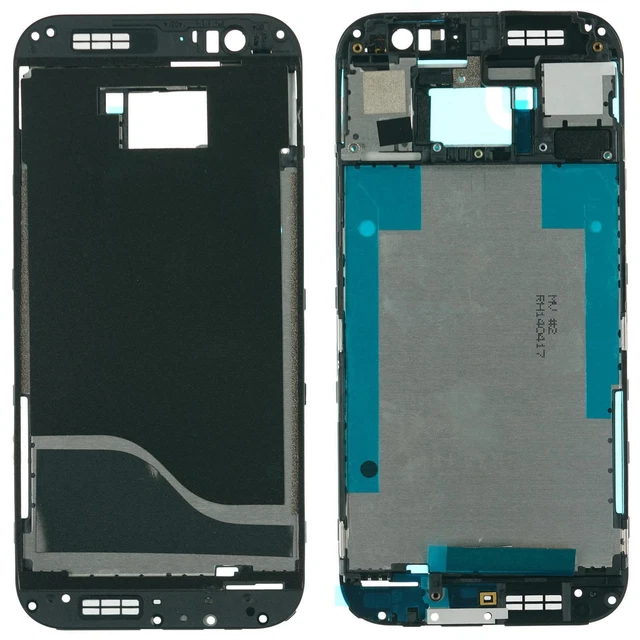 Original HTC One M8 Avant Boîtier Étui Pour Affichage Colle Cadre, Noir