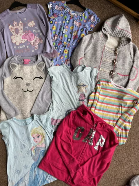 Girls Age 6-7 Years Bundle - 15 Items Top, Leggings, Jumpers - Peppa LOL Frozen