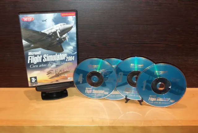 MICROSOFT FLIGHT SIMULATOR 2004 CIEN AÑOS DE AVIACIÓN · PC · Pal España