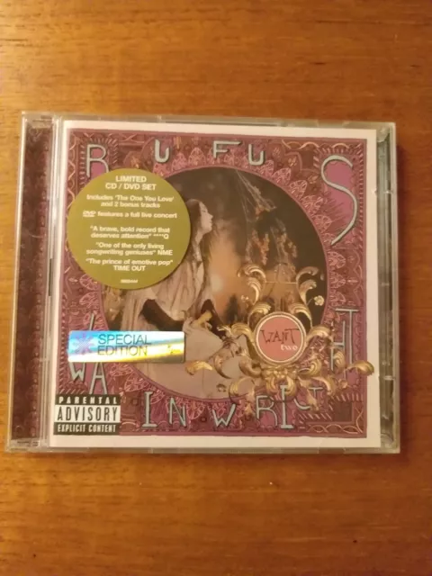 Rufus Wainwright - Want Two (2004 CD+DVD) Very good condition