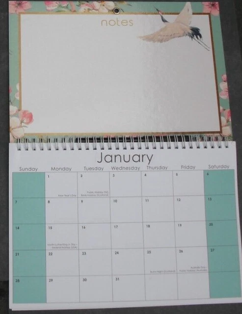 2024 MEMO CALENDAR with Whiteboard,Pen Office School Notes Wall Planner