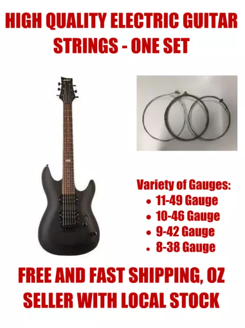 High Quality Electric Guitar String Set 6 Strings Different Gauges Free Pick