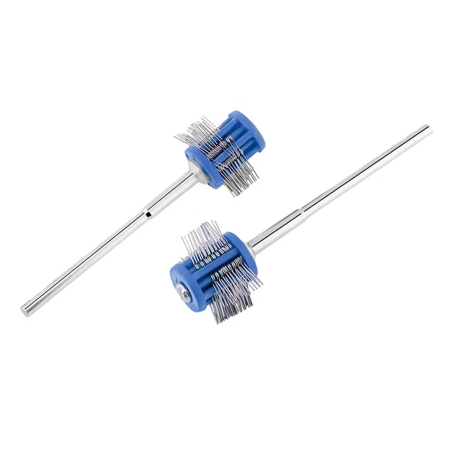 (1) 2Pcs Pro-Texturning Polishing Brushes 1Mm Wire Jewelry Brush Making