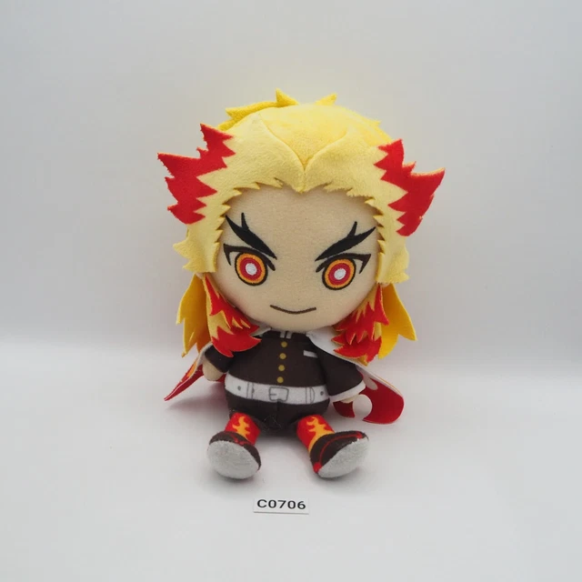 DEMON SLAYER KIMETSU Yaiba C0706 Kyojuro Rengoku Bandai Plush 6
