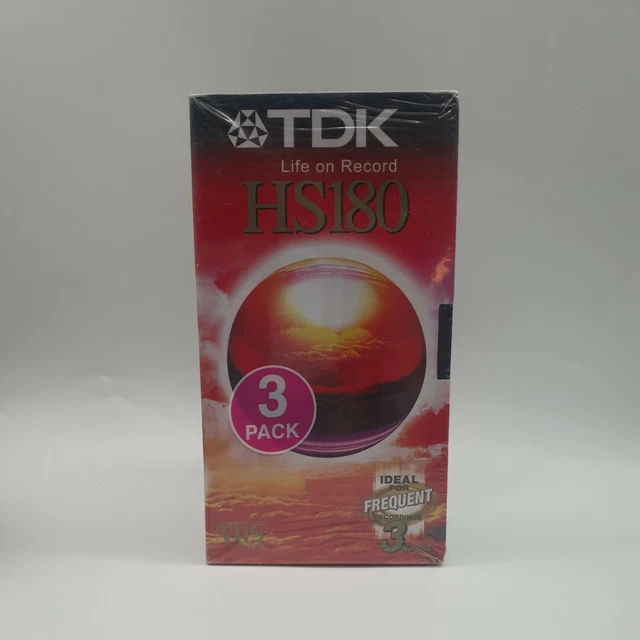 CASSETTE VIDEO VHS vierge : TDK HS 120 - Neuve sous film EUR 5,00