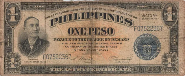 Philippines 1 Peso 1944