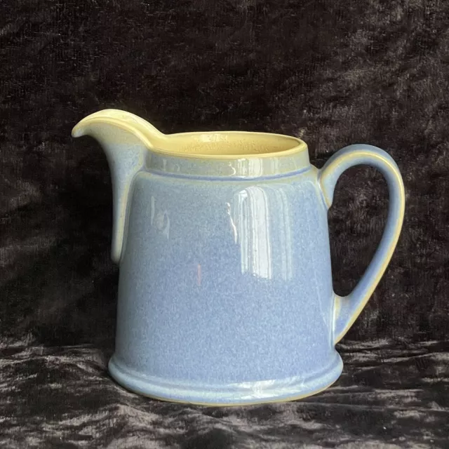 Vintage Denby Juice Milk Creamer Jug Blueberry Lemon Yellow FREEP&P