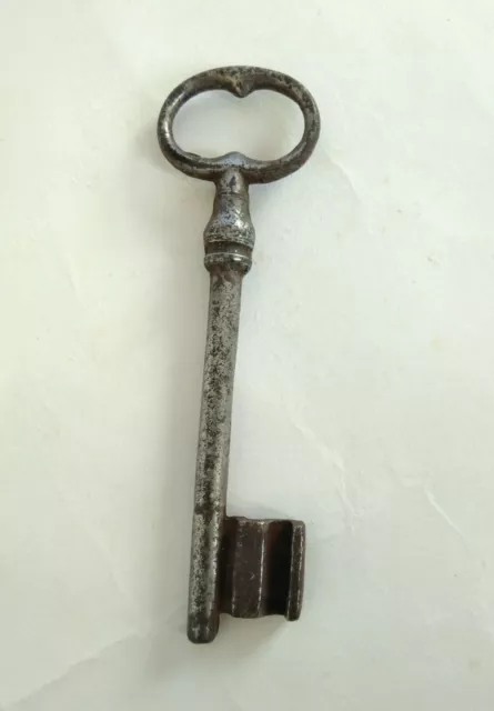 18th Huge Primitive Moroccan Large Big Iron Rustic Door Key Lock Home Decor Key