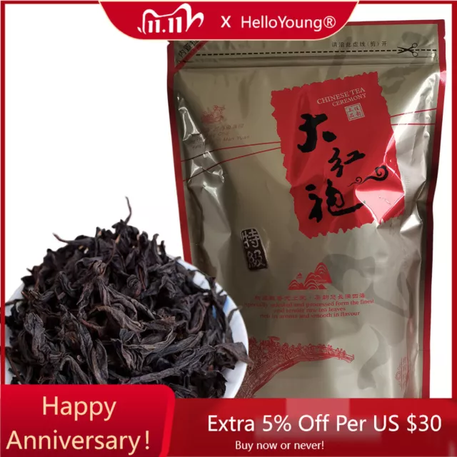 250g Da Hong Pao Tee Große Rote Robe Oolong Tee Gesundheit Schwarz Loses Blatt