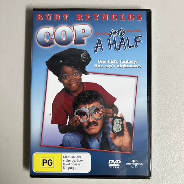 Cop And A Half (DVD, 1992) Region 4 Brand New & Sealed Burt Reynolds *Rare OOP*