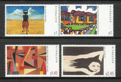 Mint 2003 Australian Art Paintings Stamp Set Of 4