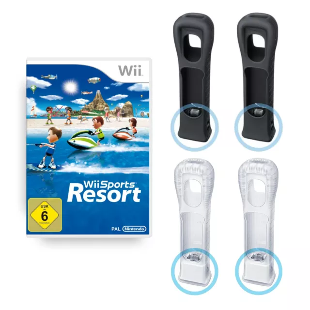 Wii Sports Resort - ORIGINAL Motion Plus Adapter schwarz / weiß für Nintendo Wii