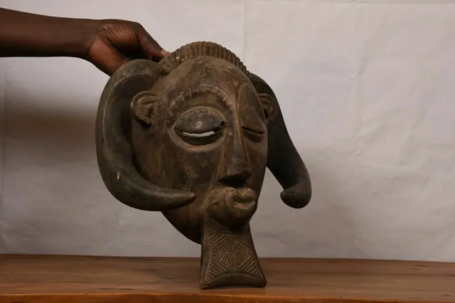 African tribal art, fantastic Luba Helmet from DRC,region du Shaba. 11