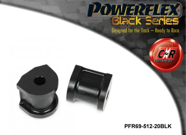 Powerflex Black Trasero Casquillos Arb 20mm Para Impreza GJ, Gp 11-15