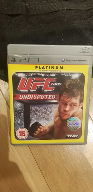 UFC 2009 Undisputed PlayStation 3 PS3 Game Boxed with Manual Great Disc