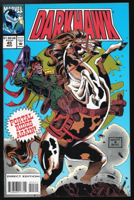 Darkhawk #45 NM-/NM low print run 1994 Marvel