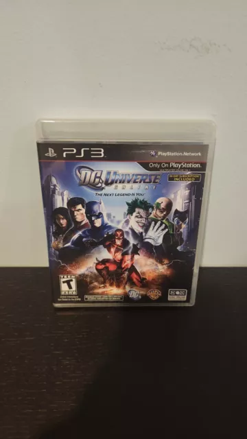 DC Universe Online (PS3, 2011) CIB Complete in Box