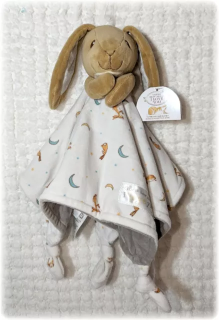 Guess How Much I Love You NutBrown Hare Blanky Security Blanket Lovey Bunny New