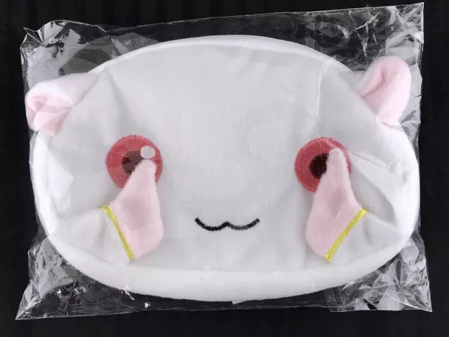 Puella Magi Madoka Magica Plush Doll Face Pouch Case Bandai Namco Games Kyubey