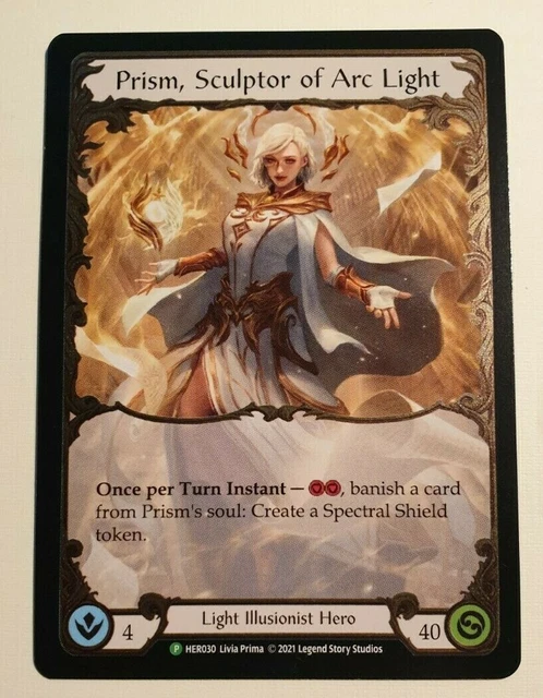 HER030 PRISM, SCULPTOR of Arc Light Cold Foil Flesh and