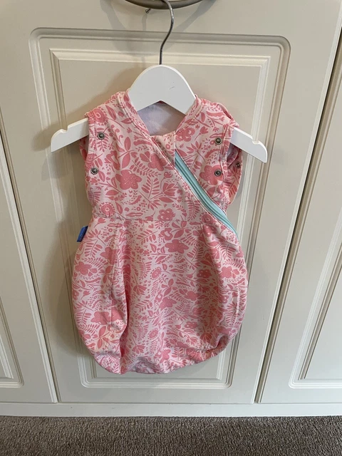 Sacco a pelo floreale rosa bambina di Gro Company 0-3 mesi in perfette condizioni