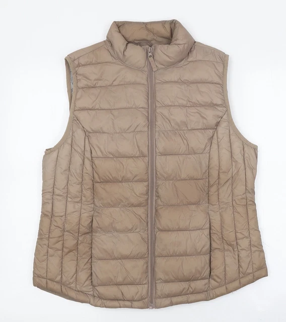 Giacca gilet da donna beige Preworn taglia M cerniera
