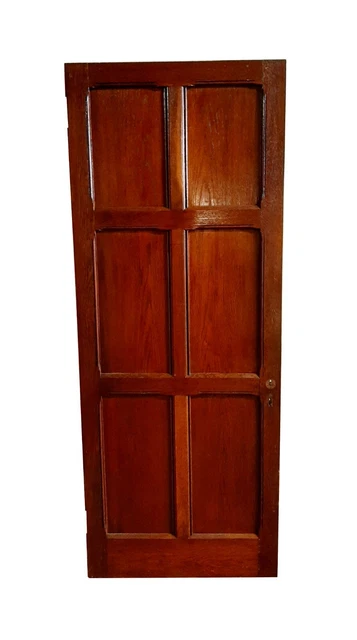 Arts & Crafts 6 Pane Oak Passage Door 77.75 x 29.875