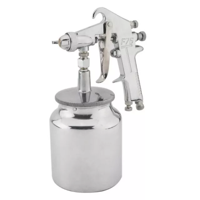 Pistola Aerografo Verniciatura Professionale 1.4 Spray Gun Serbatoio 750Ml F-75S