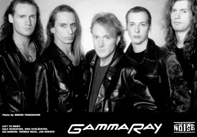 Gamma Ray - Promo Photo 1990's - Kai Hansen - Helloween - Heading For Tomorrow